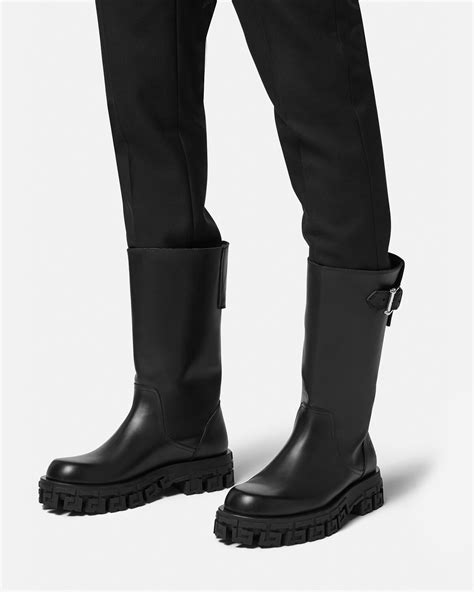 versace greca portico boots|Versace Greca Portico Boots .